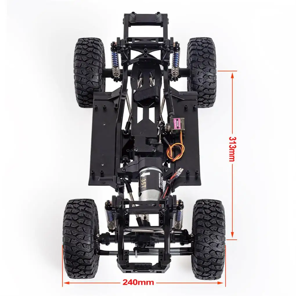 1/10 Car Chassis Frame For TRAXXAS 1/10 trx4 Plastic Frame RC Car Part RC Car Accessories