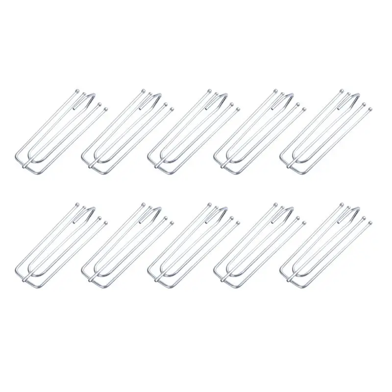 AT29-Window Treatment 4 Prongs Pinch Pleat Drapes Curtain Hooks 200Pcs