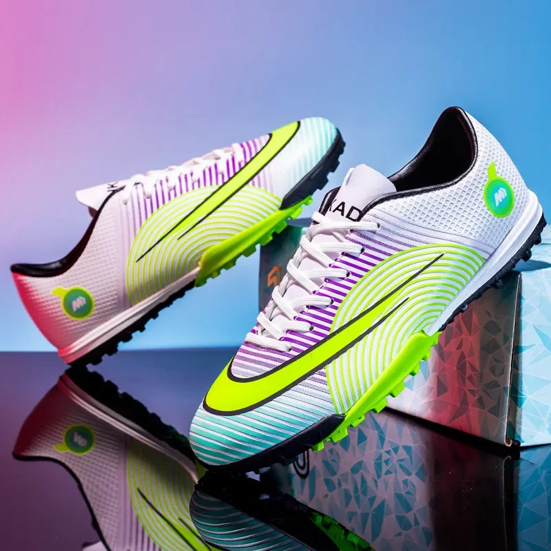 Męskie buty piłkarskie Młodzieżowe korki piłkarskie Turf Niskie buty TF Sport Training Running Sneaker Outdoor/Indoor