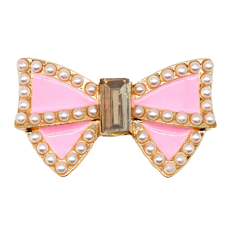 1PCS Metall Kosmetik Schuh Charms Parfüm Bogen Schere Luxus Schuh Zubehör Mode Frauen Männer Kinder Schuh Schnalle Dekoration – Detail 9