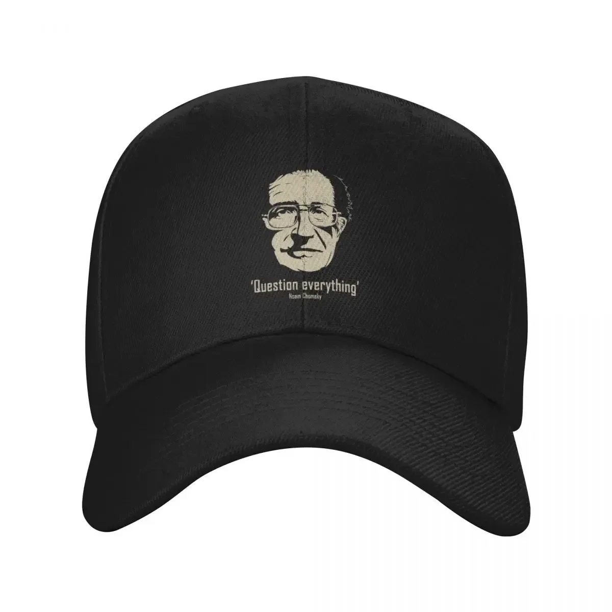 2026 Noam Chomsky Question Everything (Worn Design) Baseball Cap Ball Cap derby hat hiking hat sun hat Caps Male Women's