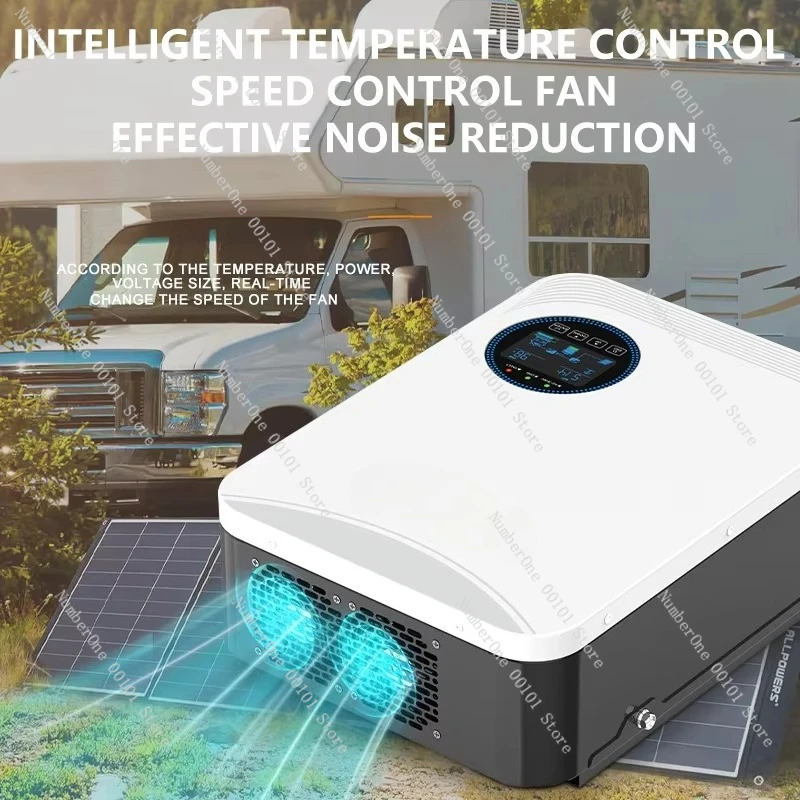 Hybrid 6.2KW Single-Phase DC/AC Inverter 50/60Hz Integrated Charge Controller