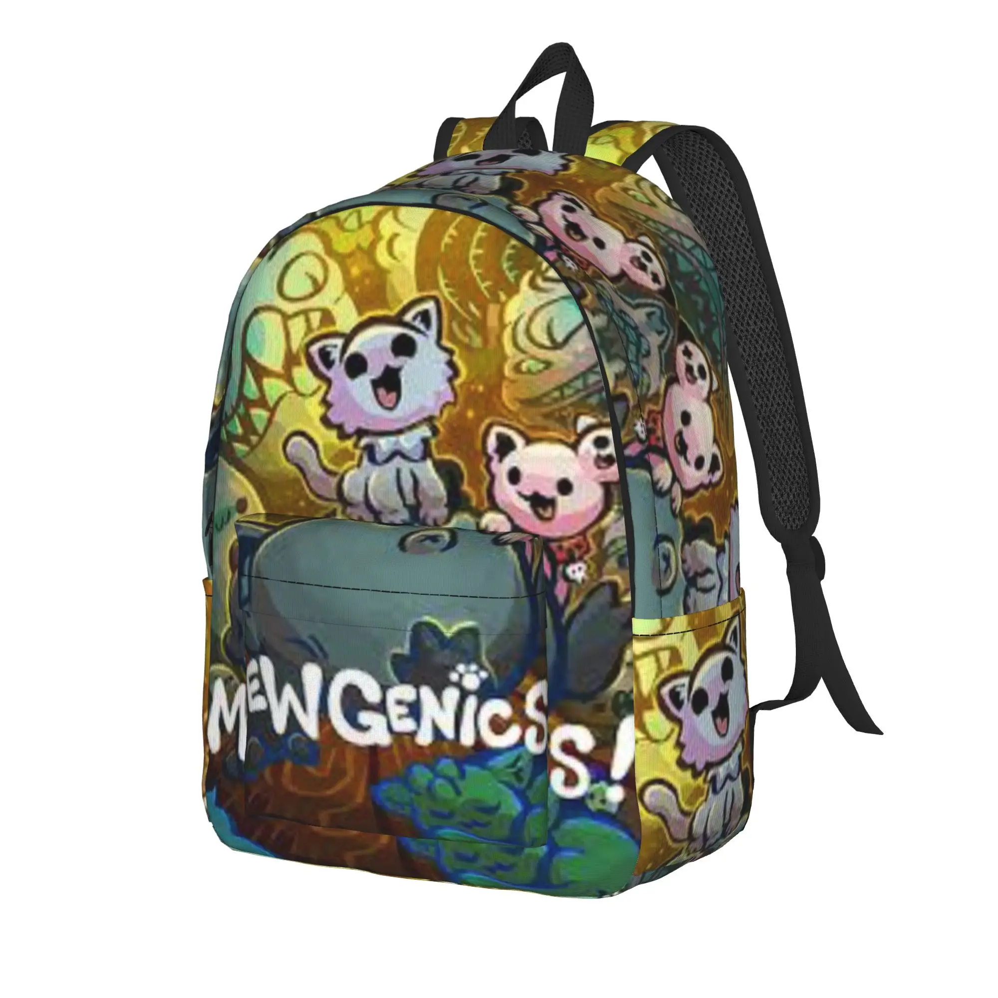 Mewgenics Casual Backpack Durable Student Hiking Travel  Daypack for Men Women College Shoulder Bag