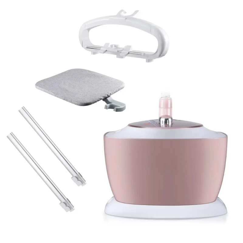 

Портативный вертикальный отпариватель для одежды с функцией непрерывной подачи пара, шлангом и подставкой