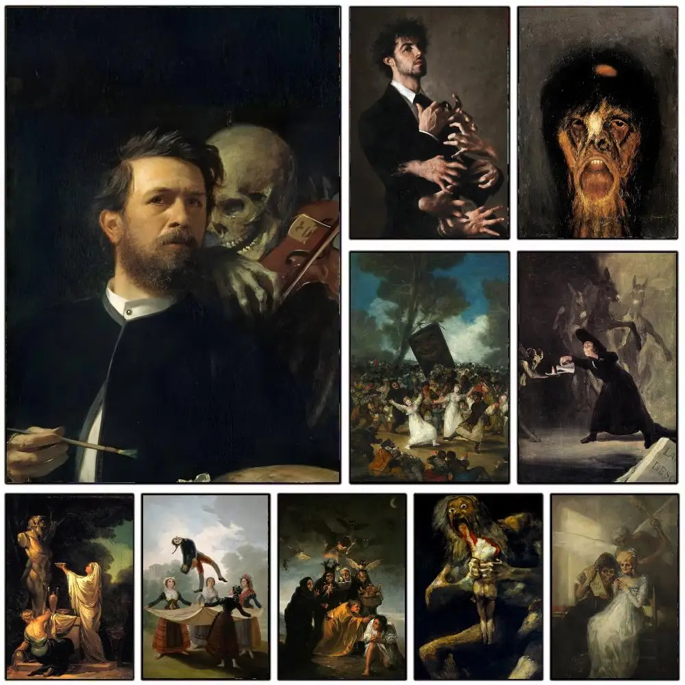 Artist Painting Francisco Goya Poster Modern Home Decoration Interior Design & Contemporary Wall Art Collection