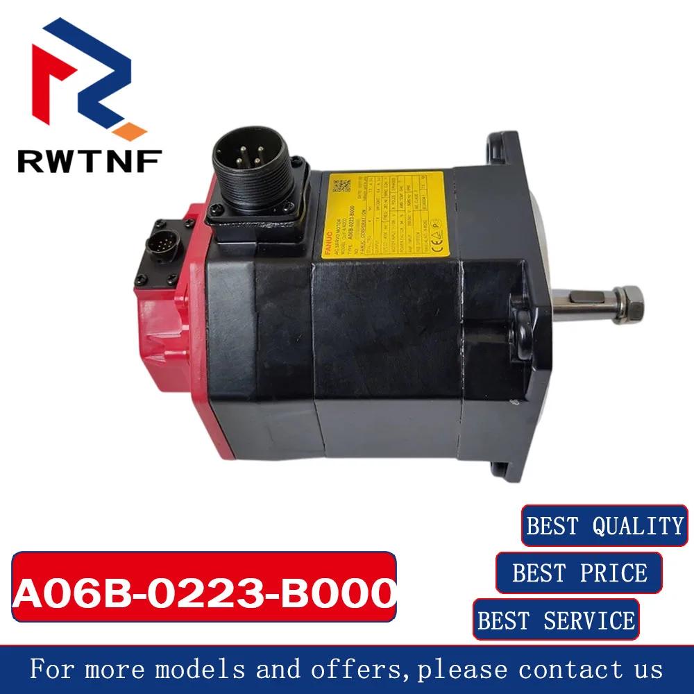 Brand New Genuine A06B-0223-B000 FANUC servo motor,100% original warehouse stock