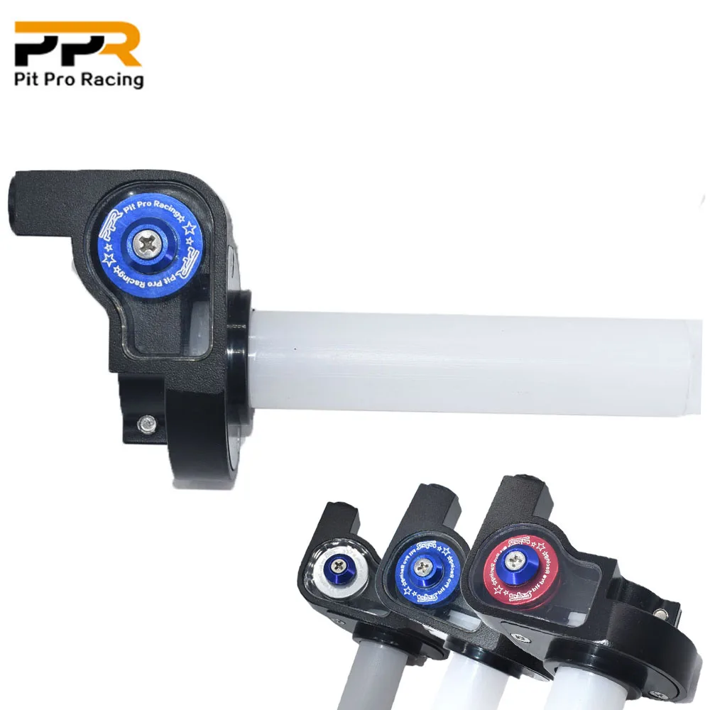 Motorcycle Quick Twist Throttle Settle Grips 22mm Handle Grips Throttle Cable for KT CRF KAYO BBR KLX CQR  ATV Motocross
