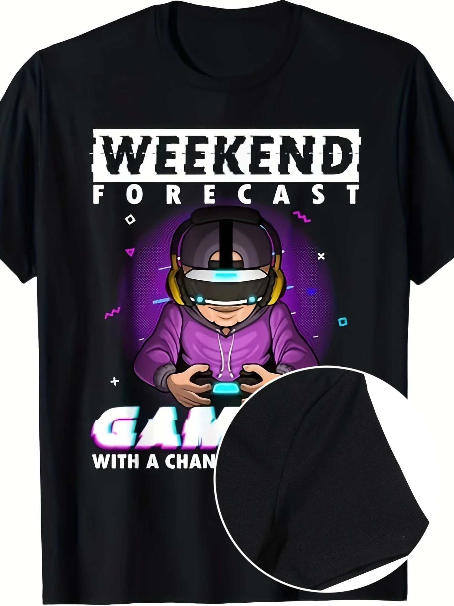 

Funny video game design men and women video game player game Tshirt Fashion Tshirt Round Neck Short Sleeve