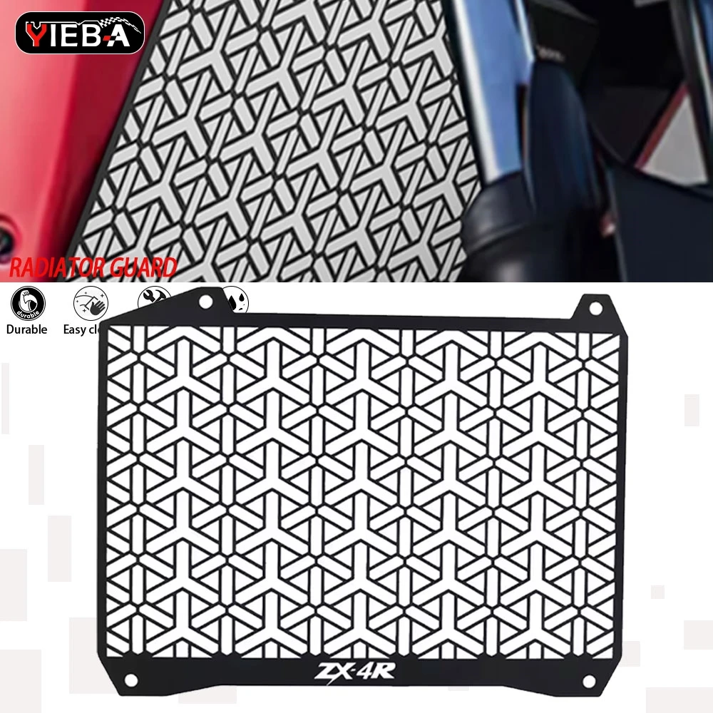 

For KAWASAKI ZX4RR ZX-4R ZX-4RR 2023 2024 2025 2026 ZX4R ZX zx4RR Accessories Motorcycle Radiator Grille Guard Protection Cover