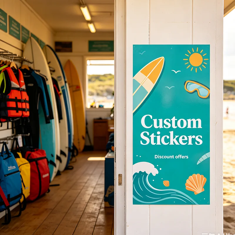 Any Size 100cm Custom Stickers Suitable Shops Hotel  Food Stores Beauty salon Street Extreme Sports Discount Business Activities