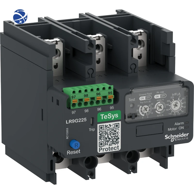 Electronic thermal overload relay, TeSys Giga, 57-225 A, class 5E-30E, push-in control connection LR9G225C