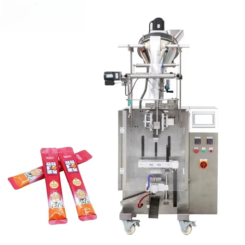 Sachet Vertical Three Side Sealing Automatic Filling Machine for Food/Chemical/Powder Packaging with PLC Control