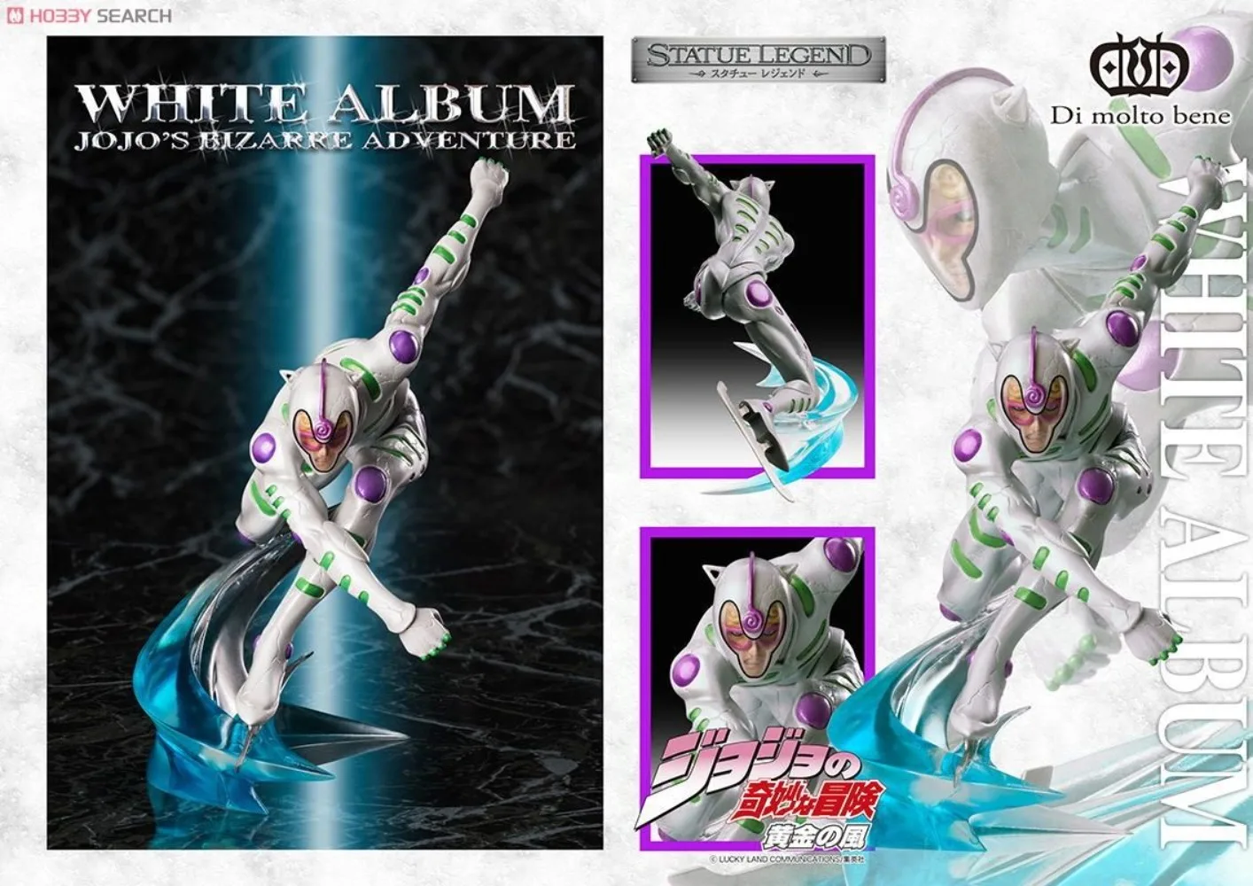 【JM】100% Original in Stock Medicos Entertainment Statue Legend (#37) Jojo No Kimyou Na Bouken Ghiaccio White Album Collection