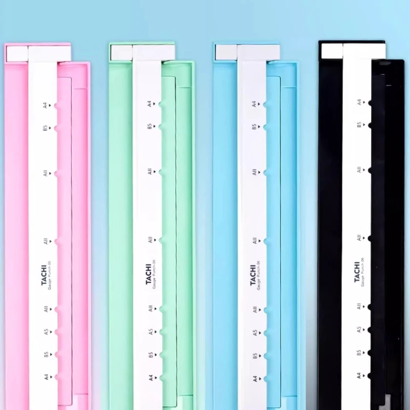 6-Hole لكمة ل الموثق A4 A5 B5 آلة اللكم مكتب عمل منظم DIY بها بنفسك ملزمة أجهزة الكمبيوتر المحمولة ملف ورق الحرف أداة تخريم
