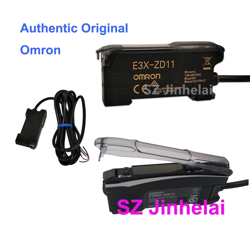 Omron E3X-ZD11 ZD41 NA11 NA41 NA51 E3NX-FA11 FA41 CA11 CA41 2M Authentic Original Fiber Amplifier Optoelectronic Switch