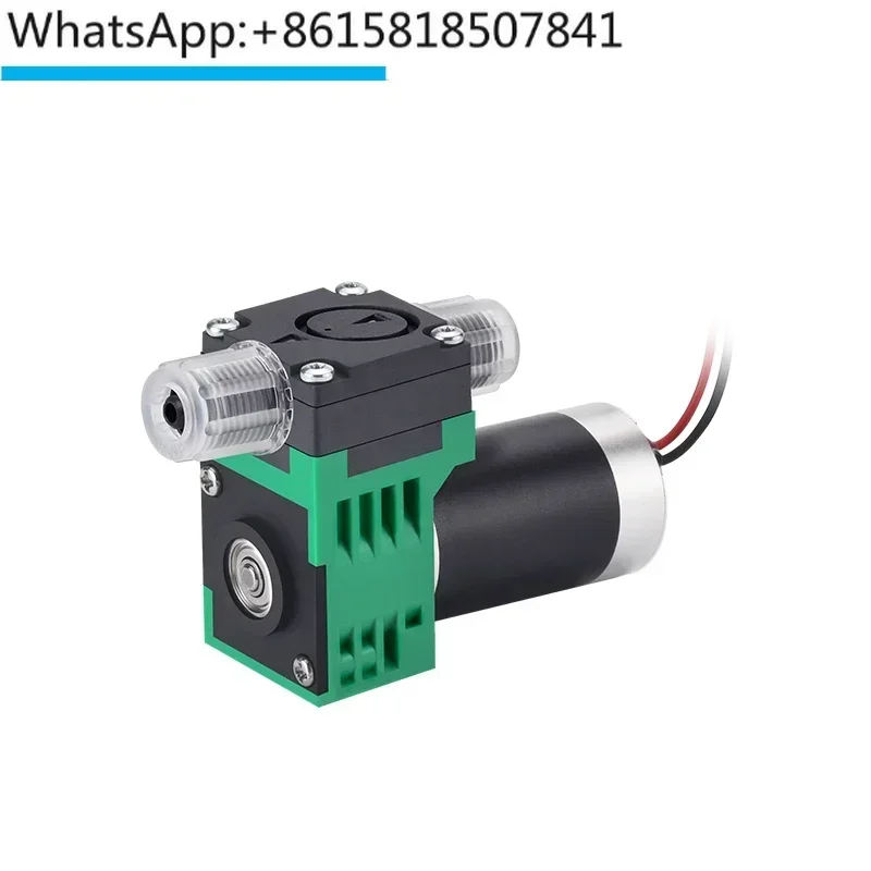 Electric micro diaphragm liquid pump 12V self suction small water pump 24V low pulsation, corrosion-resistant and oil-free