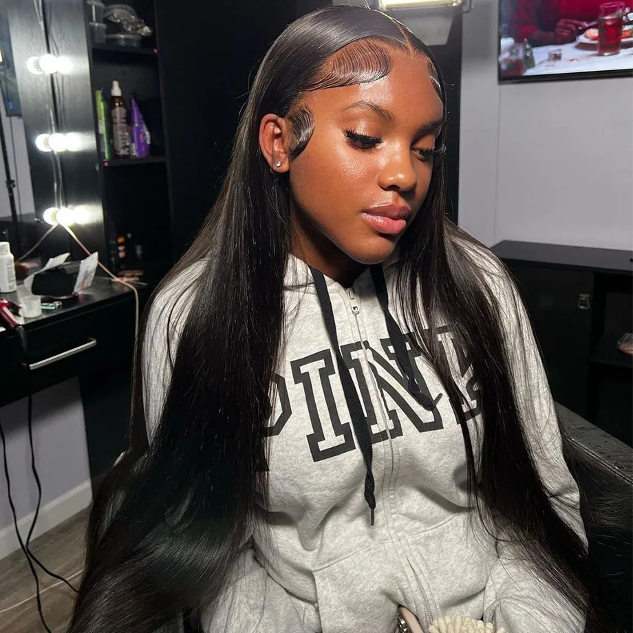 Peruki typu lace frontal z prostych włosów naturalnych, 13x4 13x6, peruka z transparentną koronką HD, peruki z brazylijskich włosów dla kobiet, peruki proste.