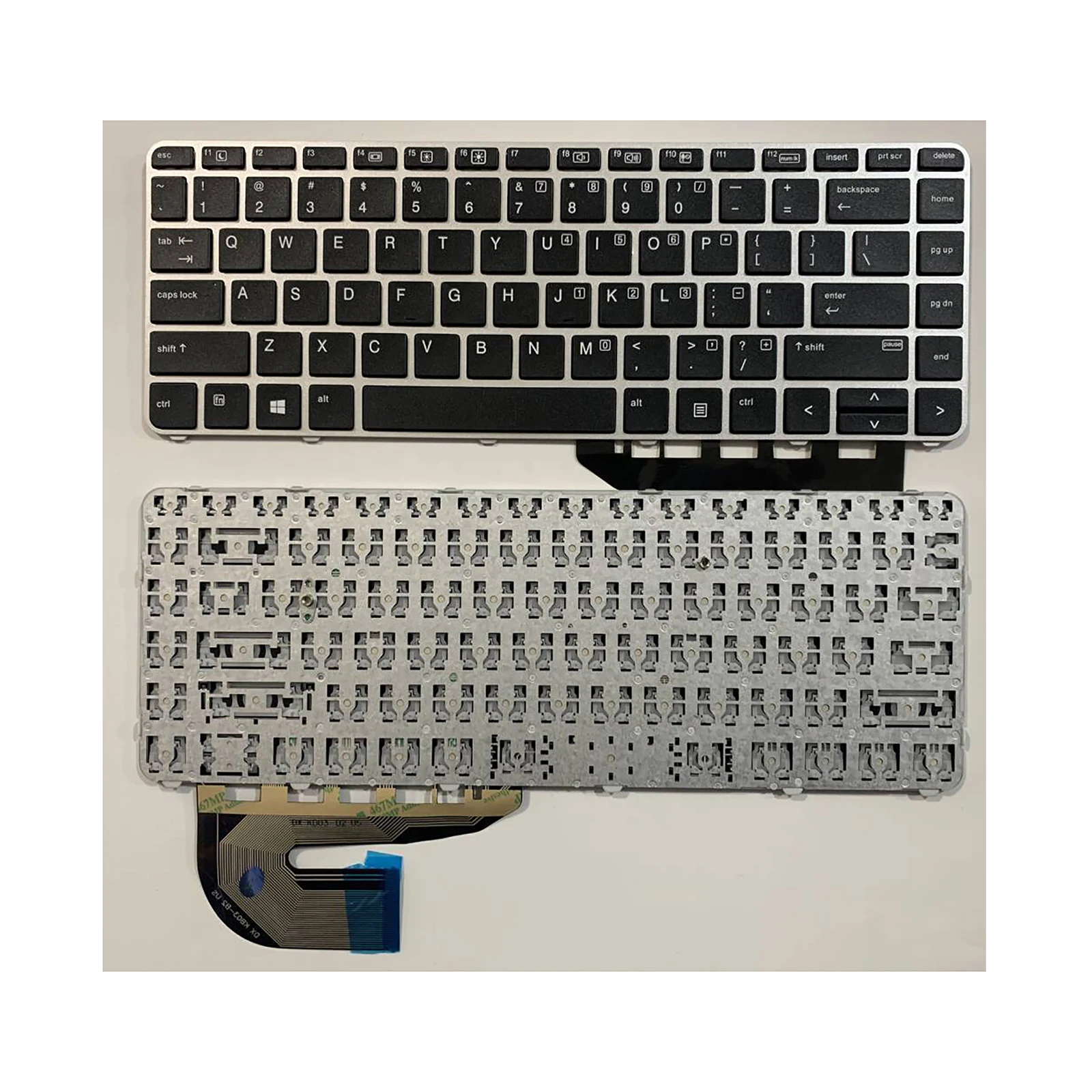 Teclado de portátil con diseño estadounidense para HP EliteBook 840 G3 745 G3 840 G4 745 G4