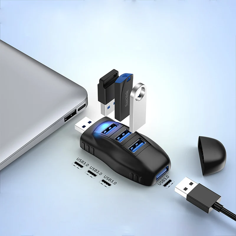 Type C USB3.0 2.0 HUB Cable Splitter Extend Dongle Phone Charging Data Transfer Converter for Macbook Laptop PC Wire Adapter