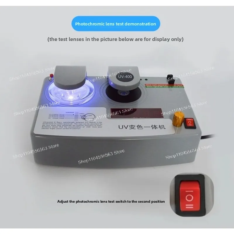 2-in-1 UV Lens Tester for Photochromic and Radiation Protection Detection