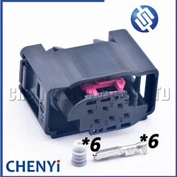 6 Pin Auto connector Air Suspension Ride Height Level Sensor Plug 1-967360-1 968303-1 1-967616-1 8366590 For BMW VW 8 366 590