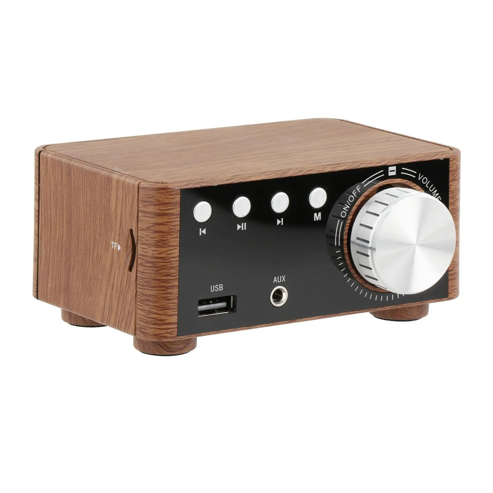Tpa3116 Amplifier Wood Grain Digital Amp Stereo Audio Component Hi-fi Power Amplifier for Phone TV Speaker
