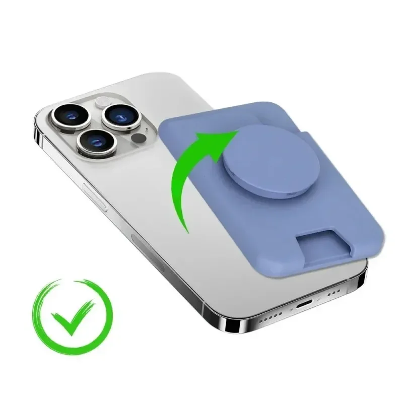 Für MagSafe: Starke magnetische Kartenhalterung für iPhone 17, 16, 15 Pro Max und Samsung S25, S26 Ultra mit Griptok – Detail 4