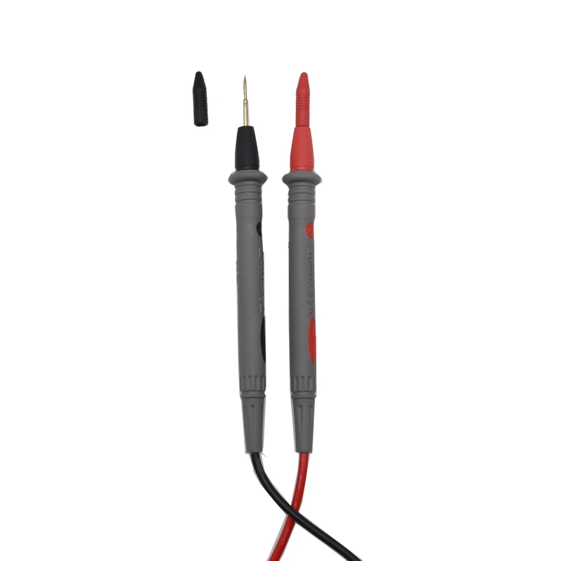 【2PCS】10A 20A/1000V Digital Multimeter Test Leads Probe Silicone Cable To 2mm Interface Test Clamp Universal Test Cable