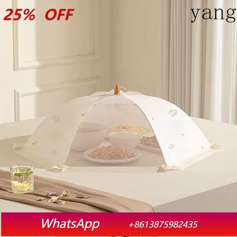 

Yjq 2pcs household fly-proof foldable table cover universal for all seasons, dining table cover