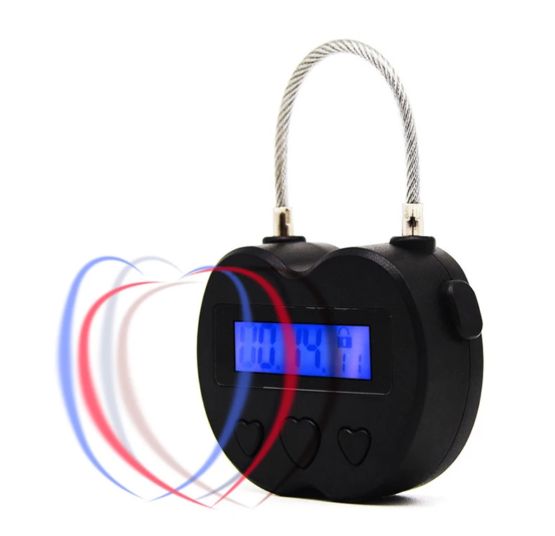 BDSM USB Digital Time Lock Open Mouth Spider Gag Bondage Restraints Electronic Timer Switch Erotic Accessories for Adult Game