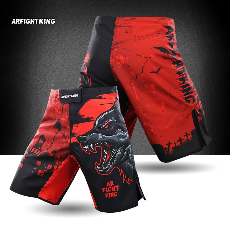 Fight Match MMA Combat sport Shorts Fast Dry Wear resistant Training Fitness Running Thai Boxing Invincible Men and Women Gym