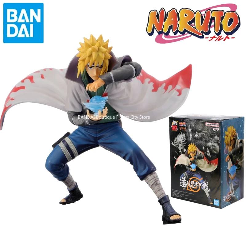 

Brand New Spot Bandai Glasses Factory Naruto COLOSSEUM Series Ninja World War Namikaze Minato Action Hand Model Collection Gift