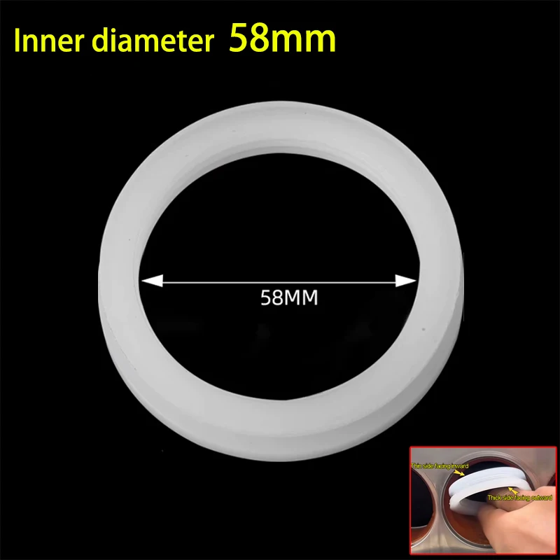 58mm Inner Diameter Silicone Rubber Sealing Gasket O Ring for Solar Water Heater Vacuum Tube 10pcs/20pcs