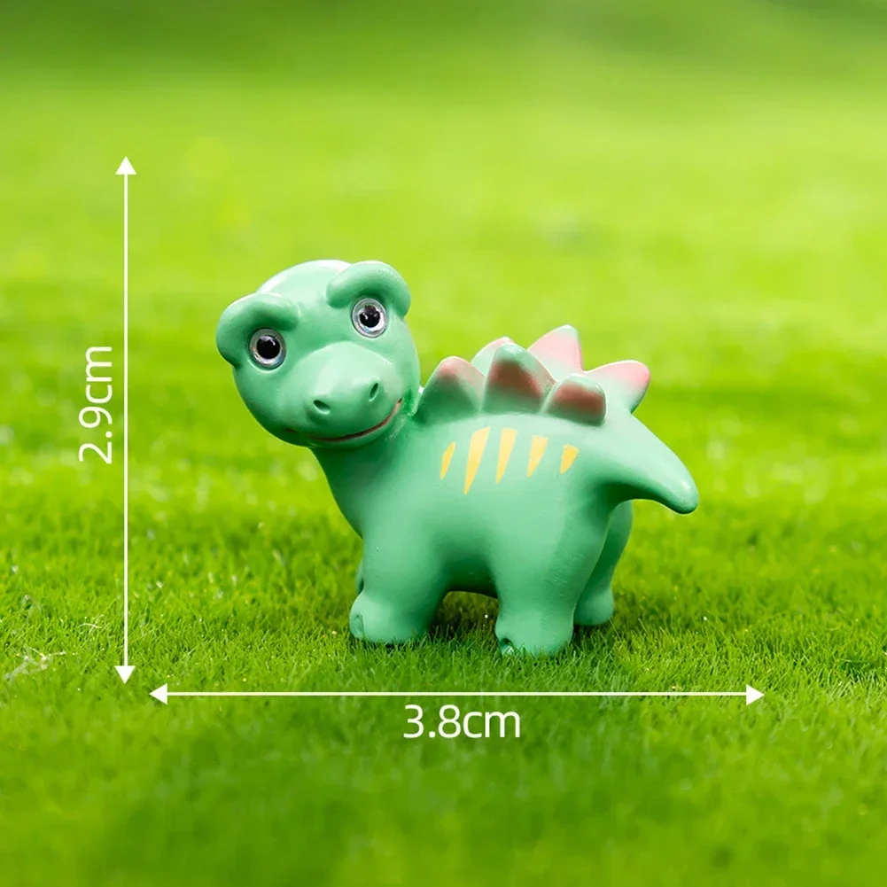 20PCS Cartoon Animal Dinosaur Micro Landscape Decorations DIY Making Fairy Garden DIY Accessories Home Decor Glow