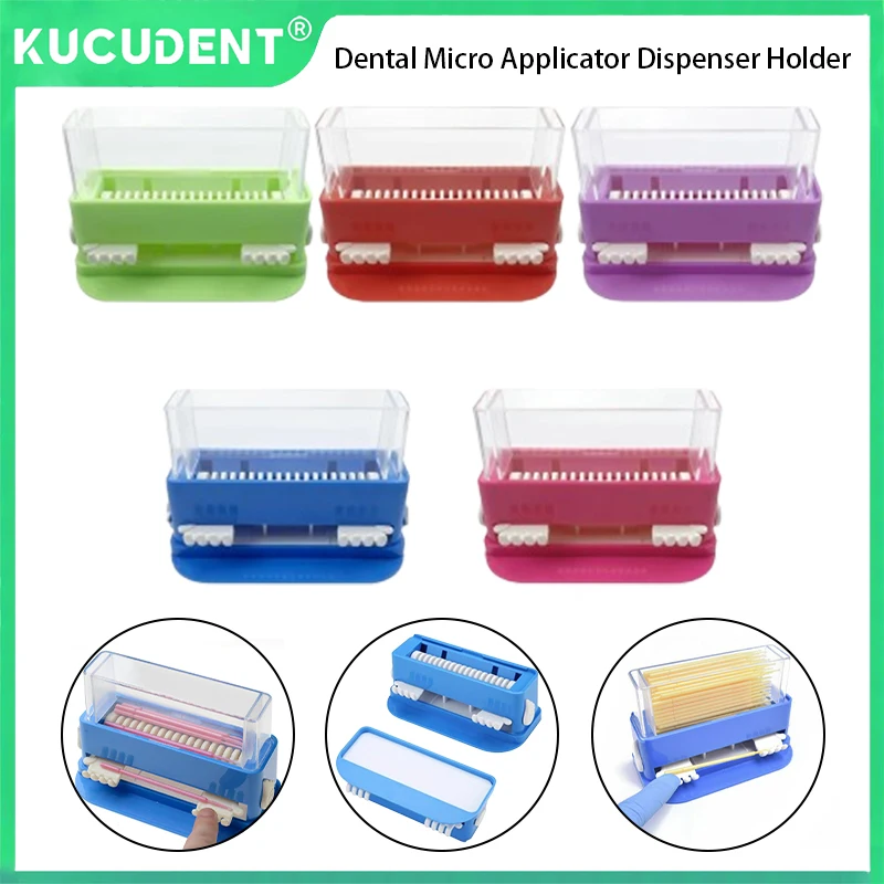 

Стоматологический микроаппликатор, одноразовый ящик для хранения наконечников хлопковой щетки, гибкий органайзер для палочек, контейнер, стоматологические инструменты