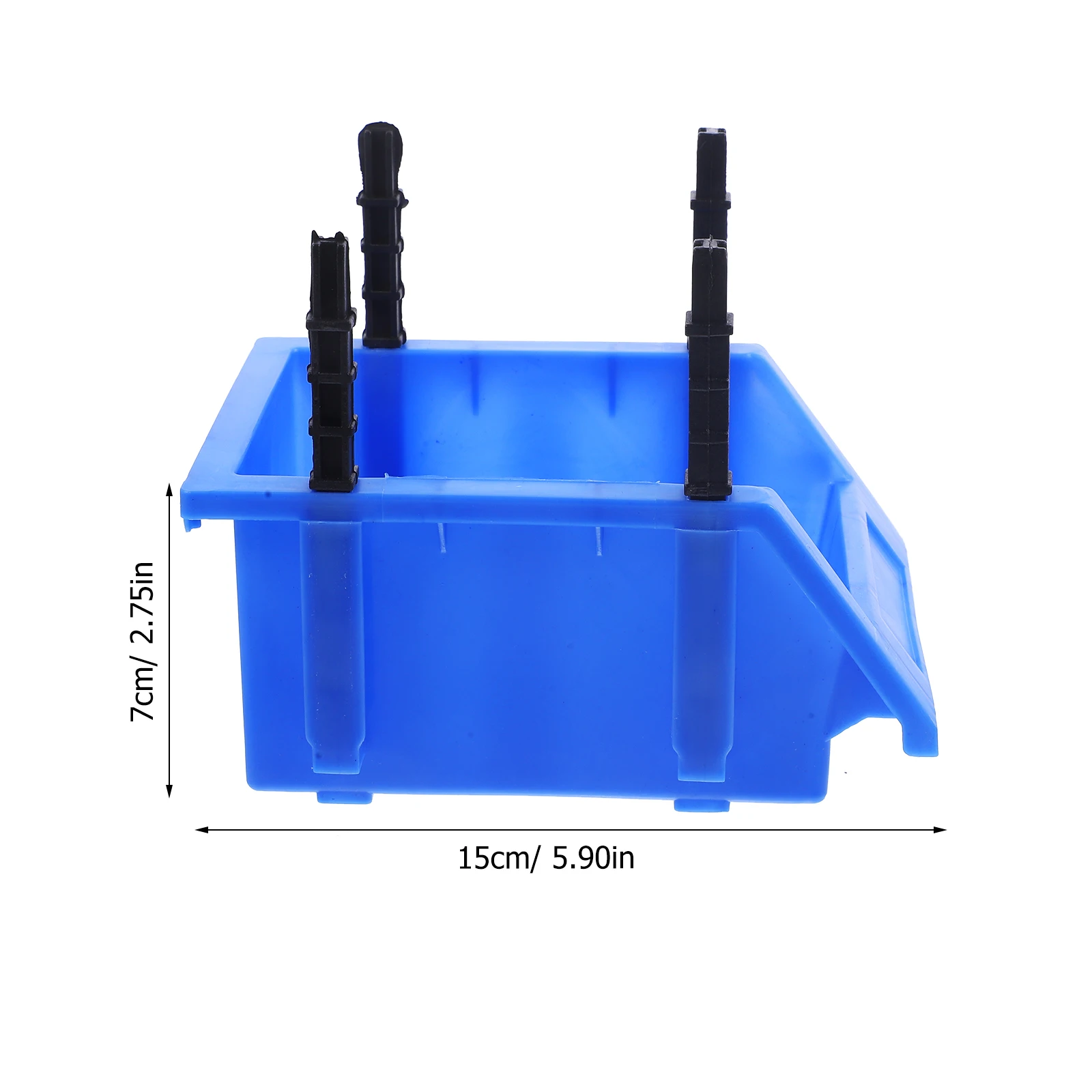 10Pcs Plastic Storage Bins Component Boxess Storage Boxes Parts Plastic Screw Box Hardware Diagonal Storage Shelf Tool Box