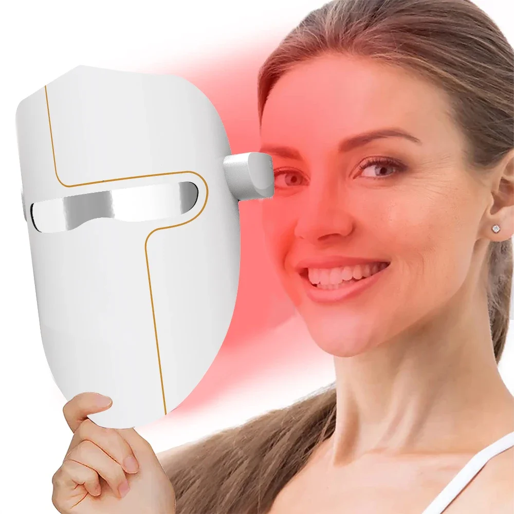 

PDT Photon Facial Skin Care Light Beauty Therapy 3 Color LED Face Led Light Mask