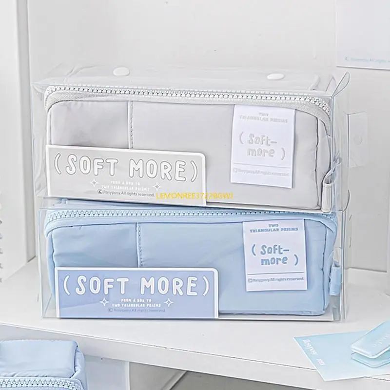C90C Multifunctional Pencil Case Large Capacity Extending Pen Case Multiple Compartments Canvas Pen Pouches for Student Adult