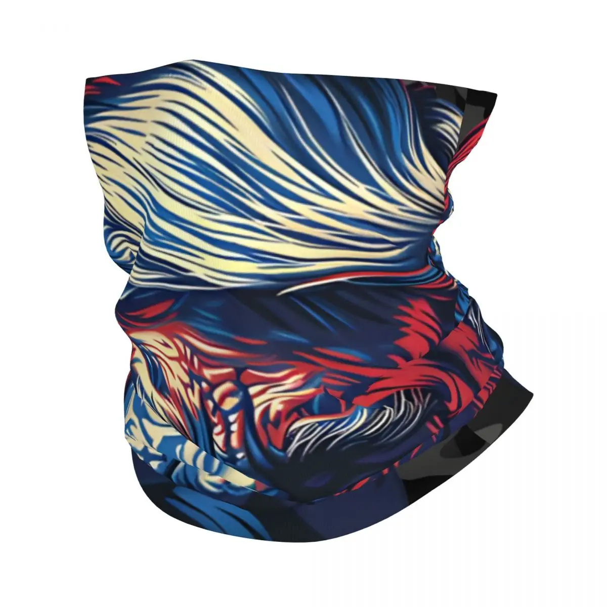 Cool Motocross Bandana Neck Cover Printed T-Trump Face Scarf Running Unisex Adult Windproof