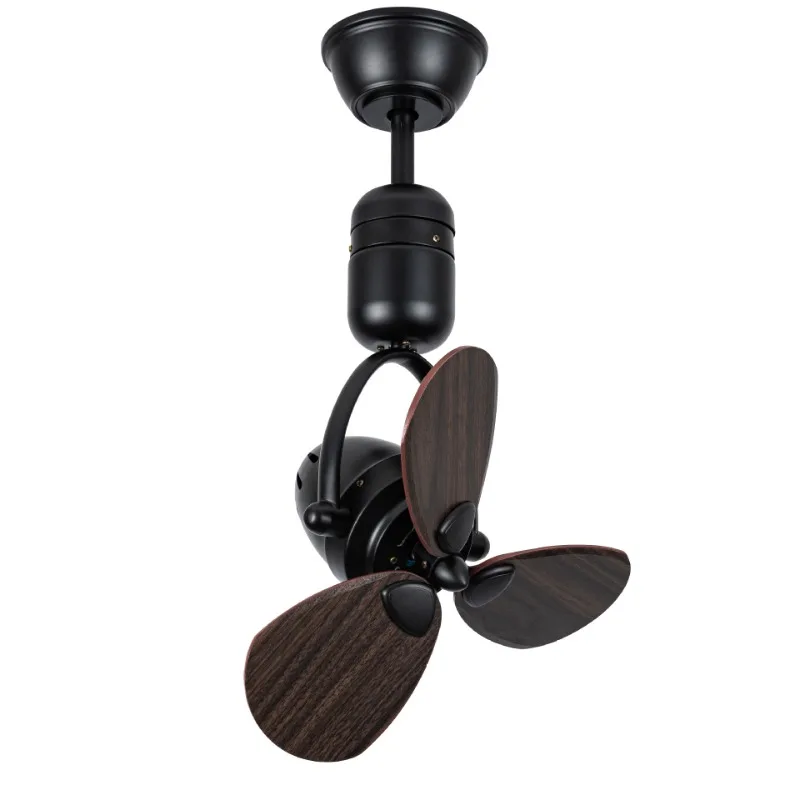 Creative All-in-One Oscillating Ceiling Fan Adjustable Modern Design Remote Control Wall Mount 6-Speeds Living Dining Rooms