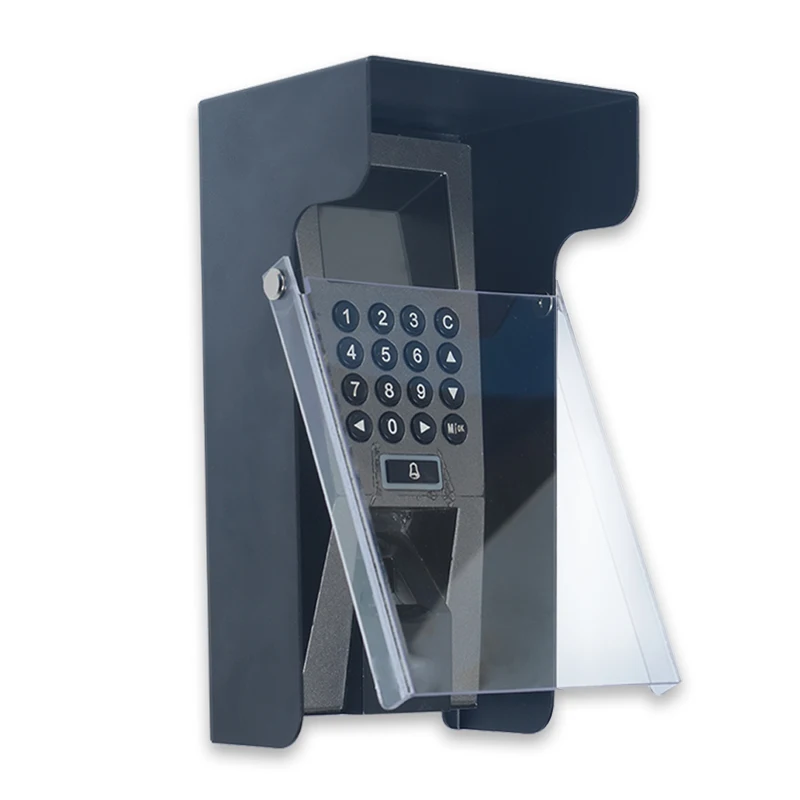 

Protective cover for face recognition attendance access control machine, rain cover with strong metal flip design