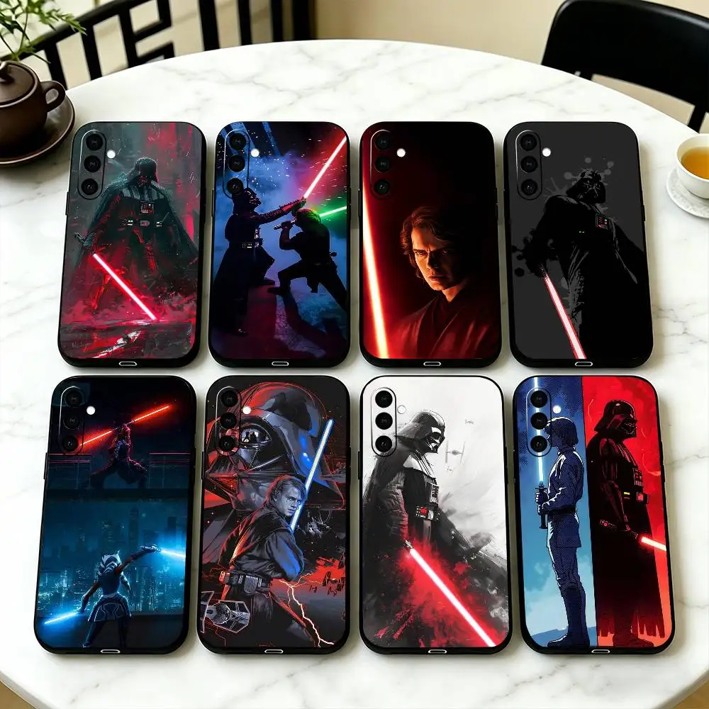 S-Stars Wars Game Phone Case Black Silicone Soft For Samsung Galaxy A73,A72,A71,A70,A53,A52,A51