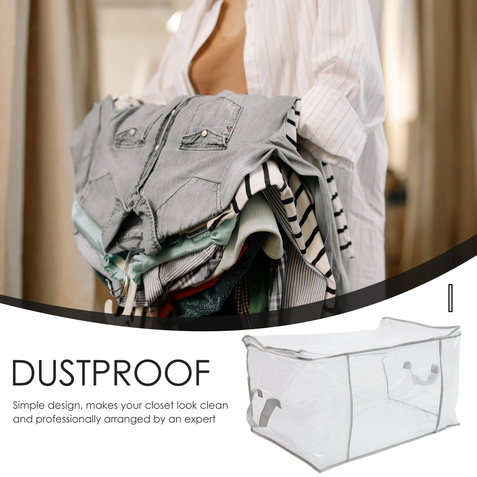 Waterproof Moisture-Proof Cotton Quilt Storage Bag Large Capacity Dorm Blanket Organizer Household Clothes Pouch Bedding