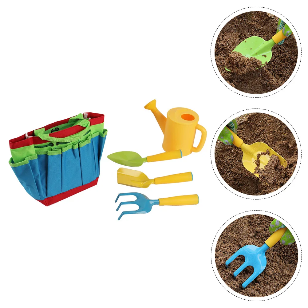 

1 set 1 Set Mini Shovel Rake Set Outdoor Planting Beach Sand Yard Gardening Supplies Small Kids Digging Hand Tools For