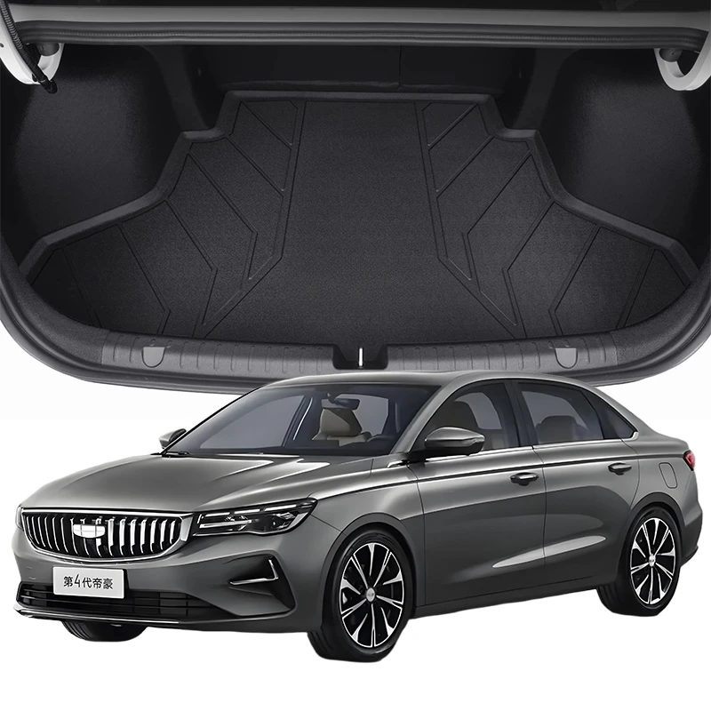 

Upgrade TPE Car Rear Trunk Mats Storage Pads Cargo Tray Dustproof Waterproof Protecion Cushion For GEELY Emgrand L S GL 2009-