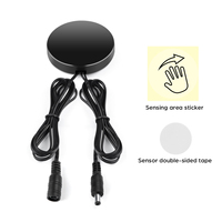 DC12V Dimmable Touch Sensor & Hand Motion Sensor Panel Switch For LED Strip Light Penetrable Wood Mirror Acrylic Board