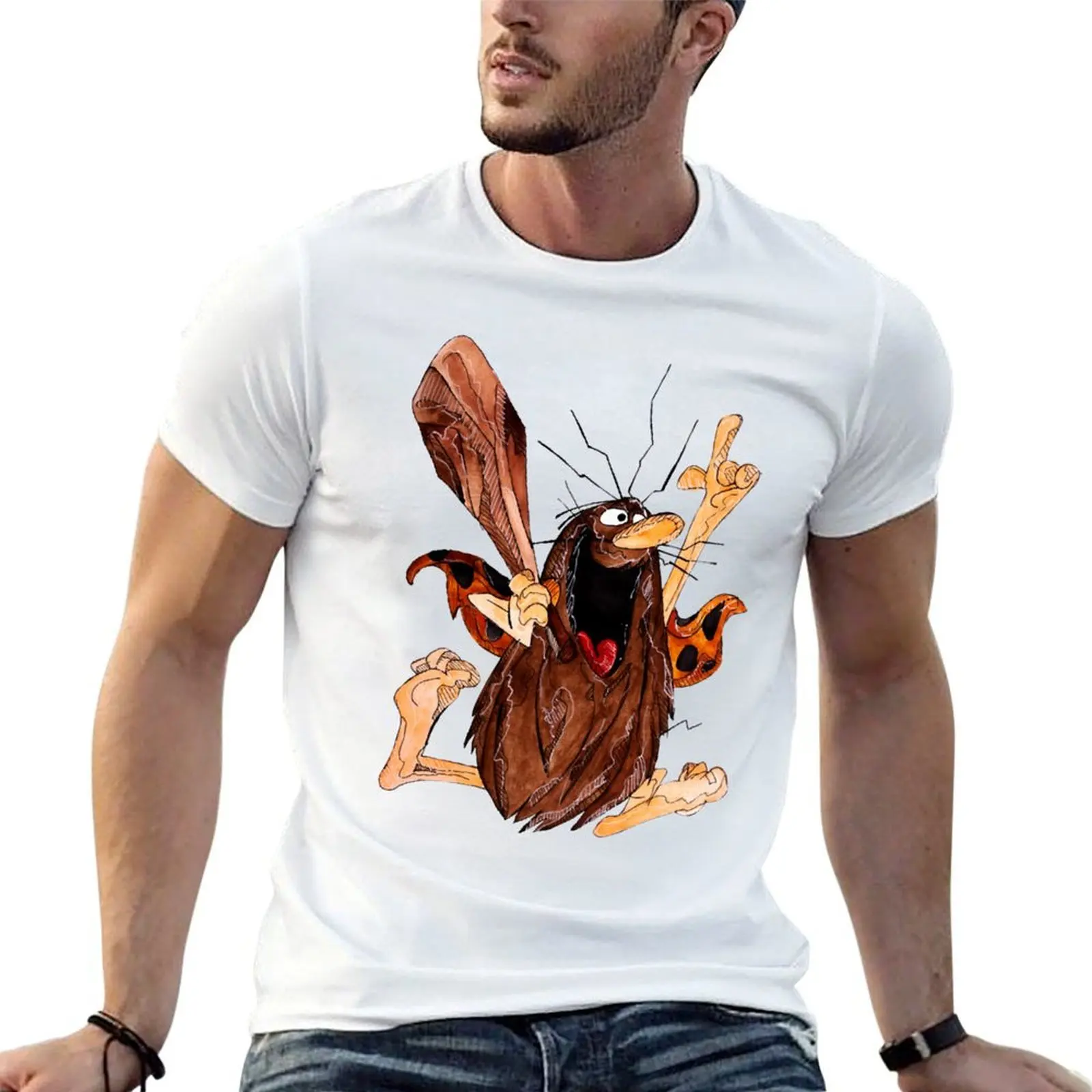 

Cavemans Captain Classic T-Shirt t shirt for man 100 percent cotton cotton t shirt pack T-Shirt