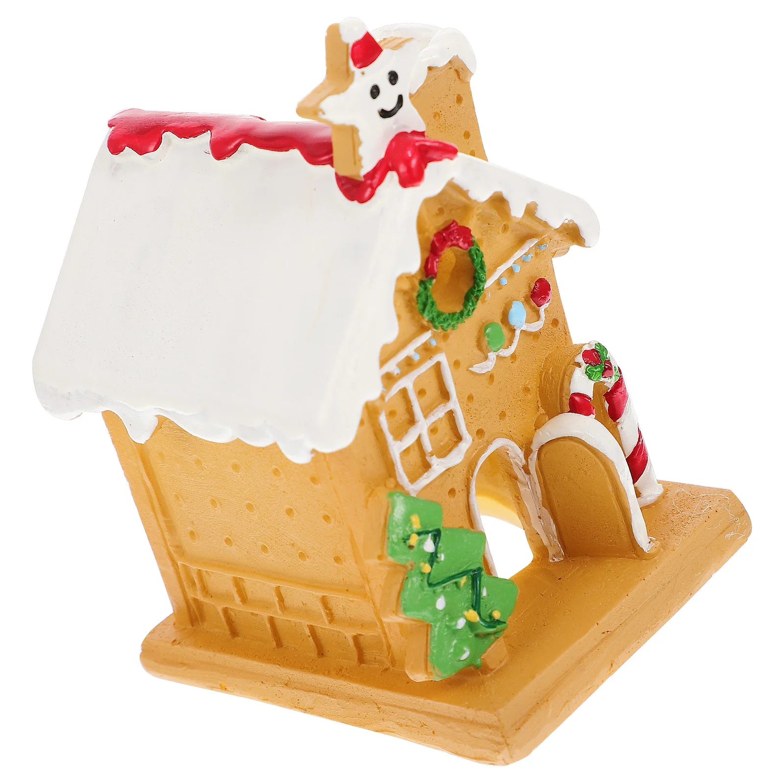 

Micro Landscape House Luminous Christmas Resin Decorative Small House For Xmas Decoration Desktop