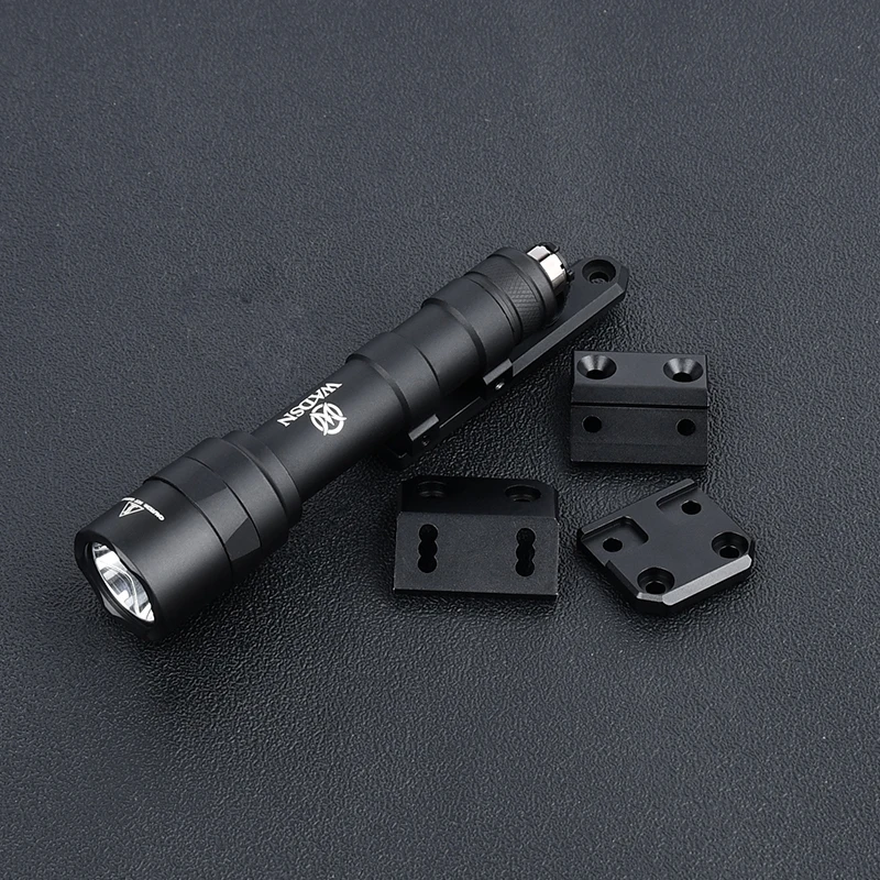 WADSN M300C M600U Tactical Flashlight M-Lok Keymod Rail Offset Mount Base Hunting Weapon Gun Light RifleAR15 Airsoft Accessories