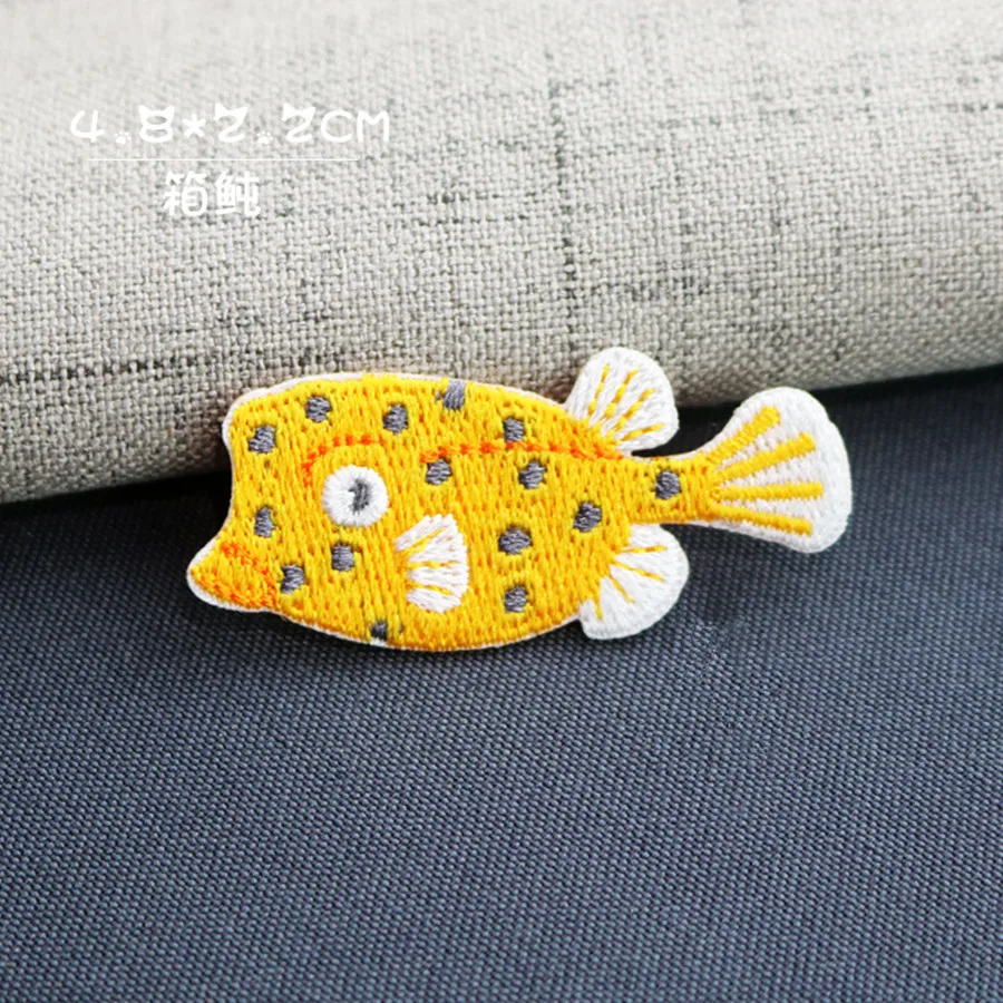 1 Pc Embroidered Cute Rare Animal Hedgehog Seal Sticker Iron On Dress Jacket Clothes Patch Garment Appliques DIY Accessories